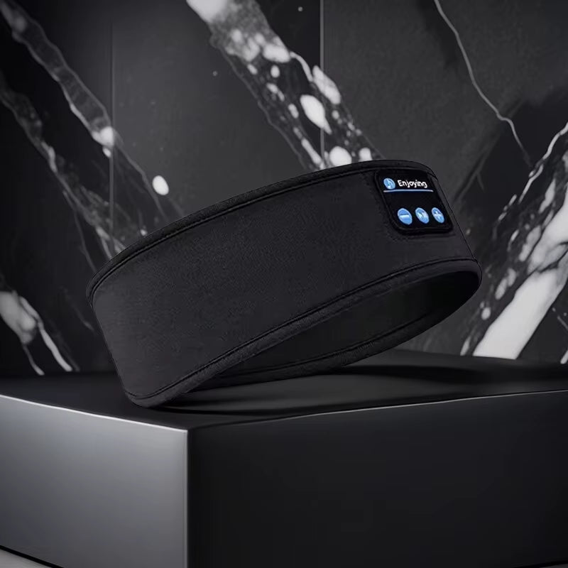 Wireless Bluetooth Sleeping Headband Fone Earphones Sports Sweatband Sleeping Band Headset Music Soft Elastic Eye Mask Headphone