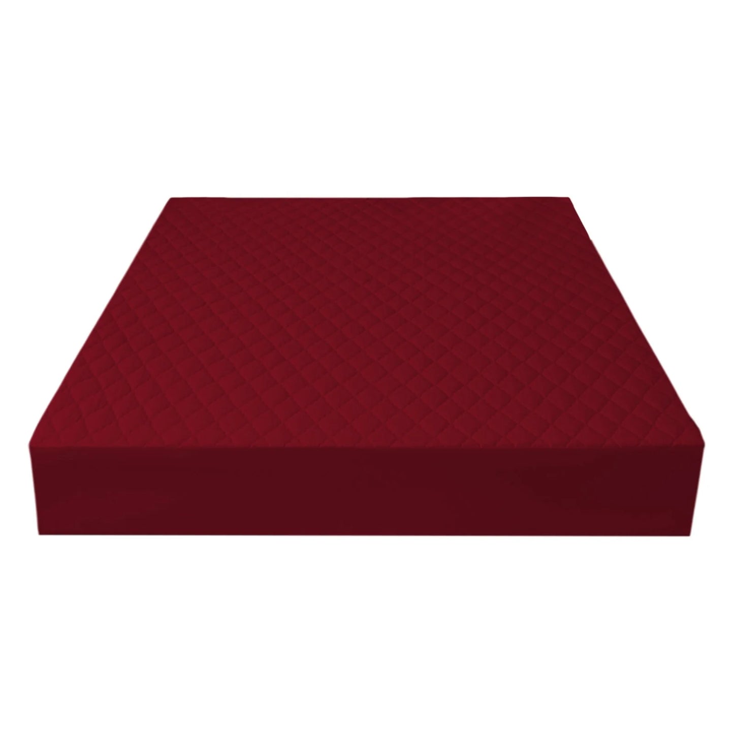 Waterproof Mattress Protector, Quilted Coolings Fitted Bed Mattress Cover Pad, Soft Breathable Noiseless Bed Pad Topper, Coolings Fiber Ultras Soft Breathable Bed Mattress Cover, 90X200Cm